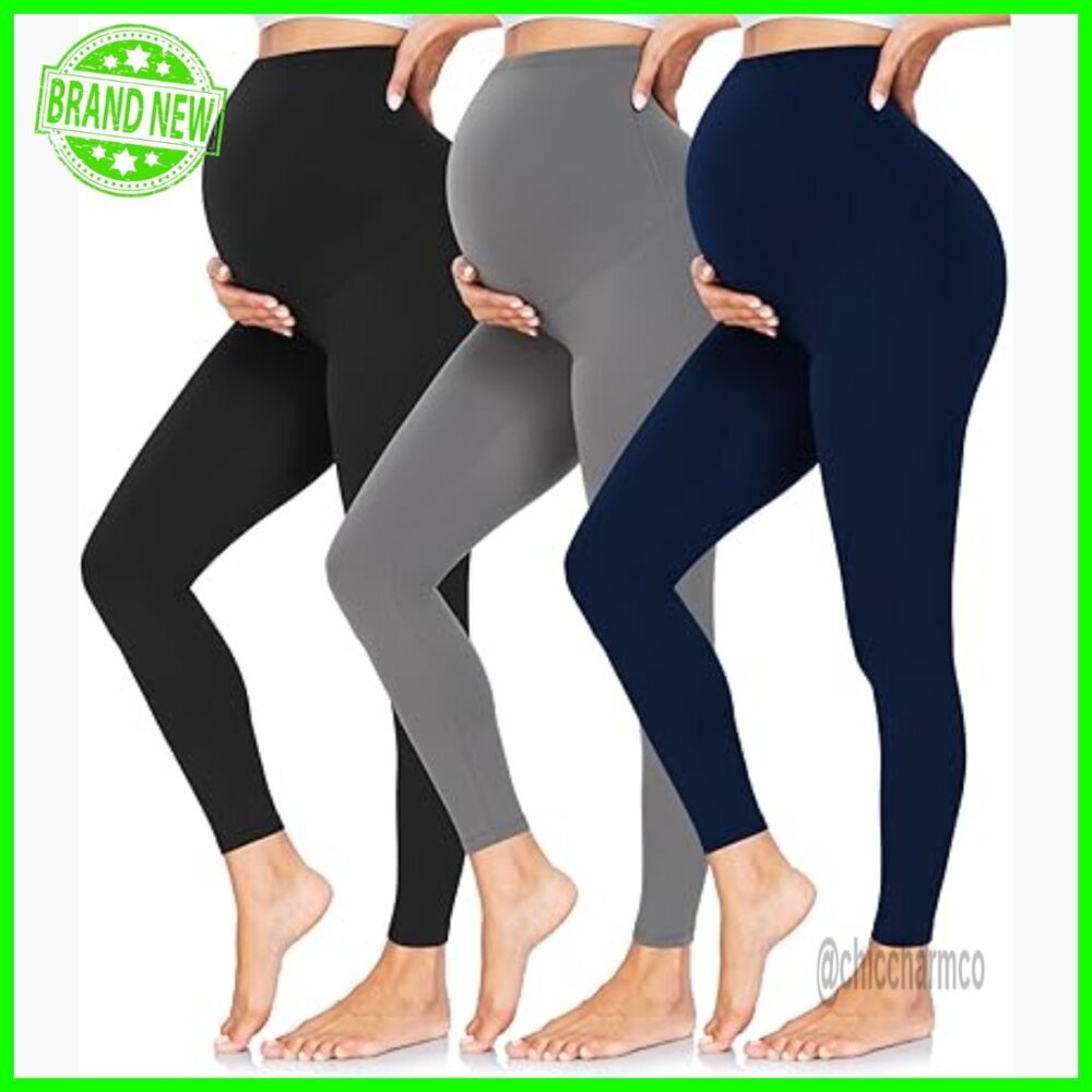 Maternity Leggings Over Belly Pregnancy Yoga Pants Activewear Workout